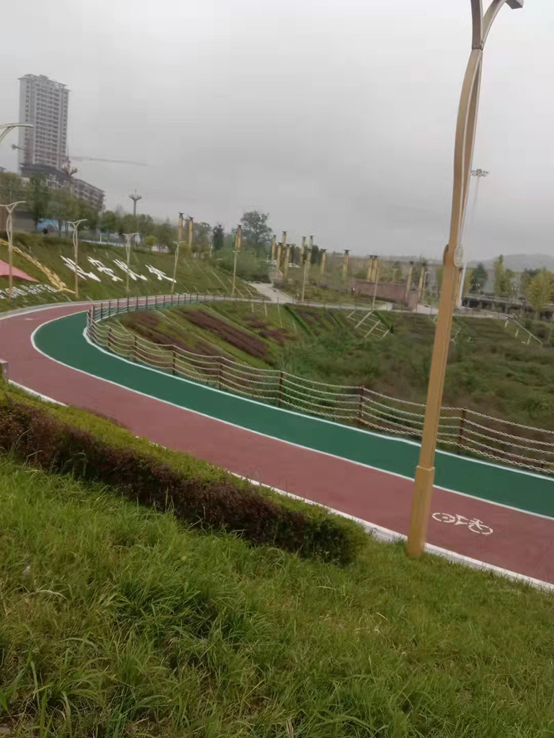 四川达州渠县沿湖步道完美竣工